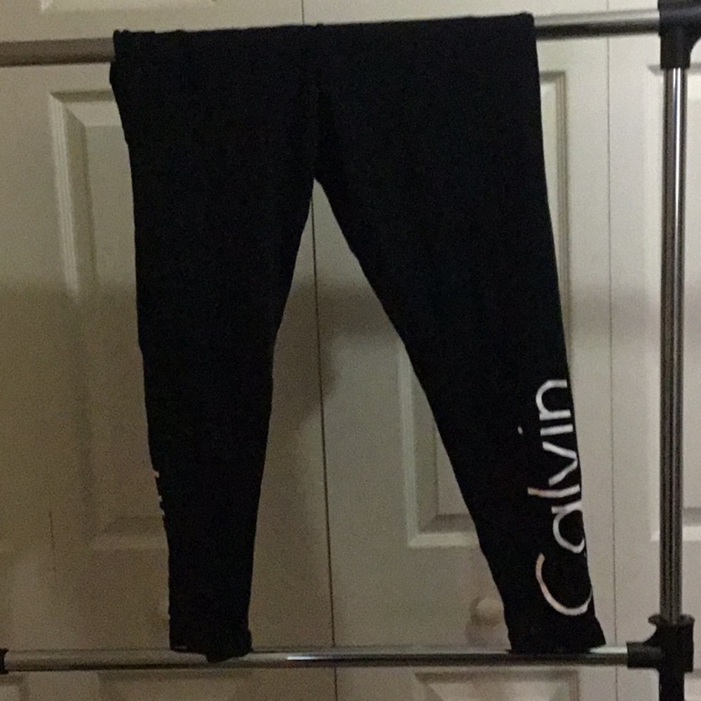 Calvin Klein Kids Black Leggings